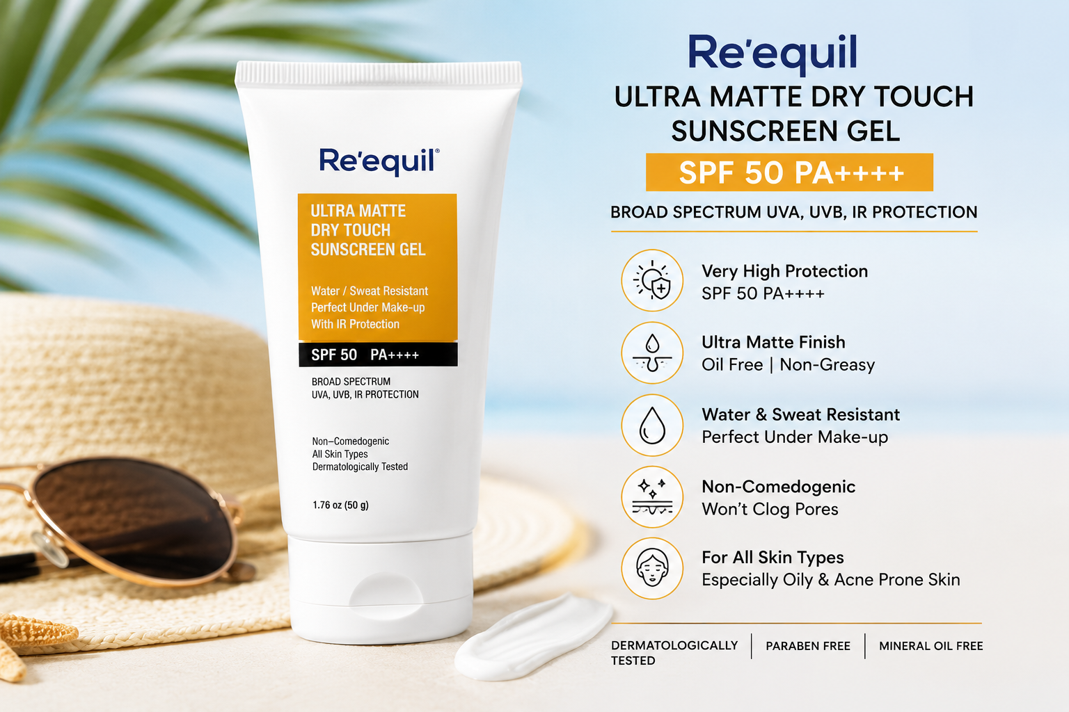 Re'equil Ultra Matte Dry Touch Sunscreen