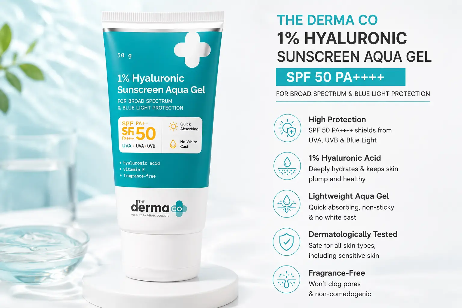 Derma Co 1% Hyaluronic Sunscreen