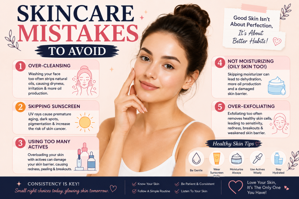 5 Skincare Mistakes Ruining Your Skin (And How to Fix Them)