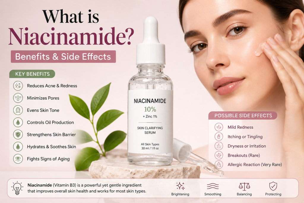 What is Niacinamide? Benefits, Side Effects & How to Use It for Healthy Skin