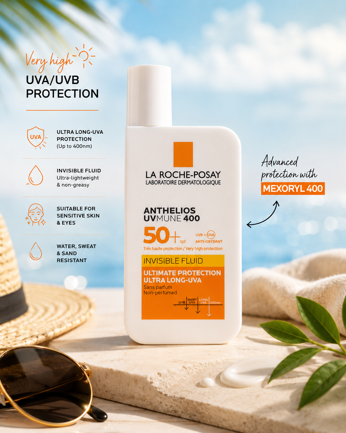 La Roche-Posay Anthelios UVMune 400 Invisible Fluid SPF 50+