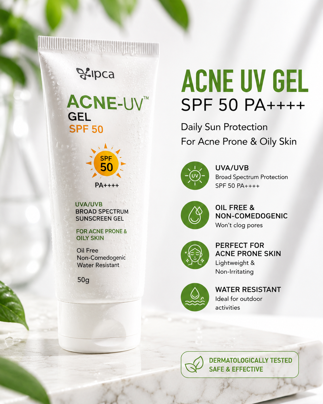 IPCA Acne UV Gel SPF 50