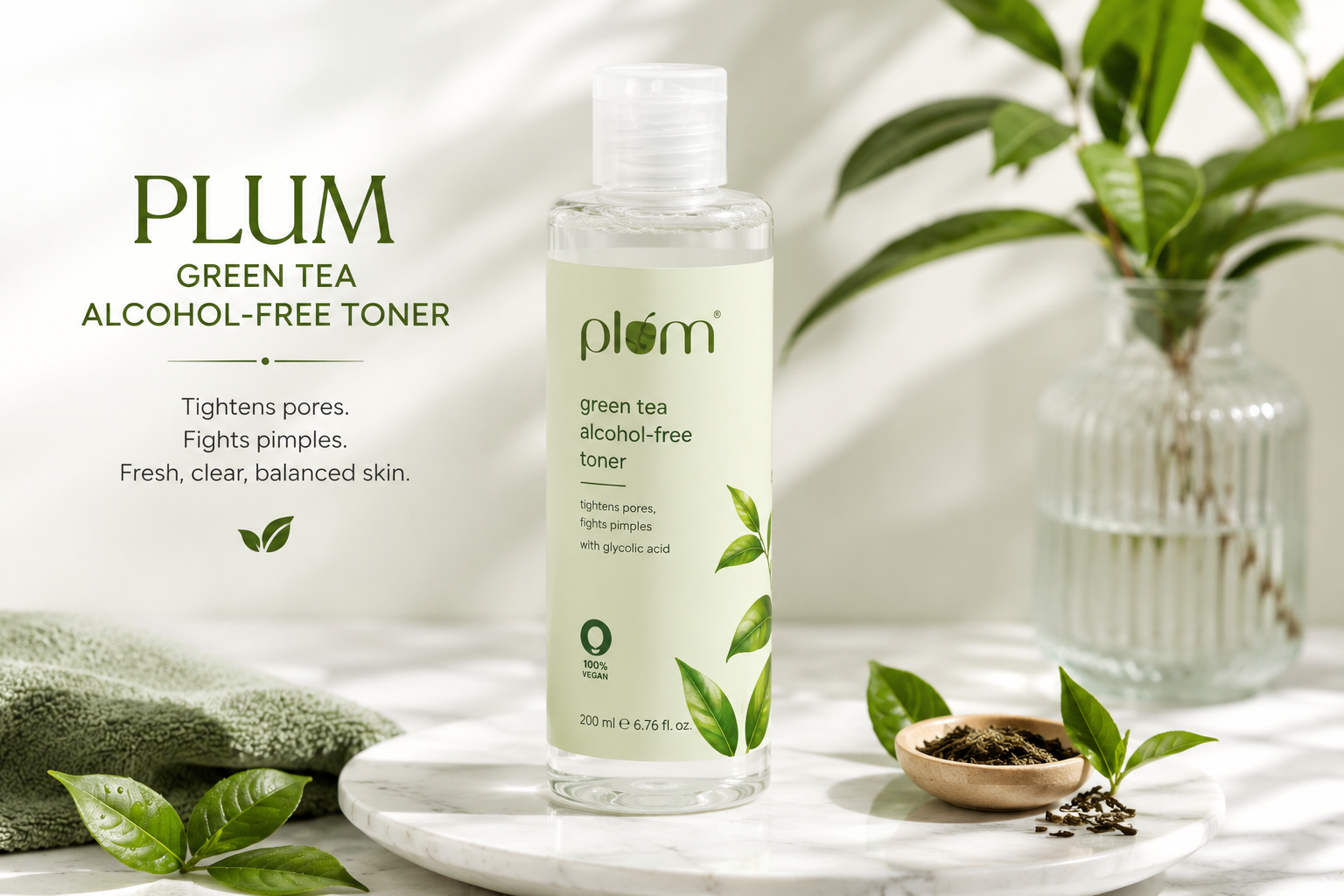 Plum Green Tea Alcohol-Free Toner