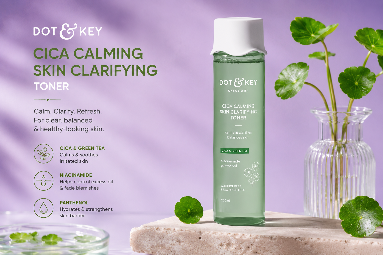 Dot & Key Cica Calming Skin Clarifying Toner