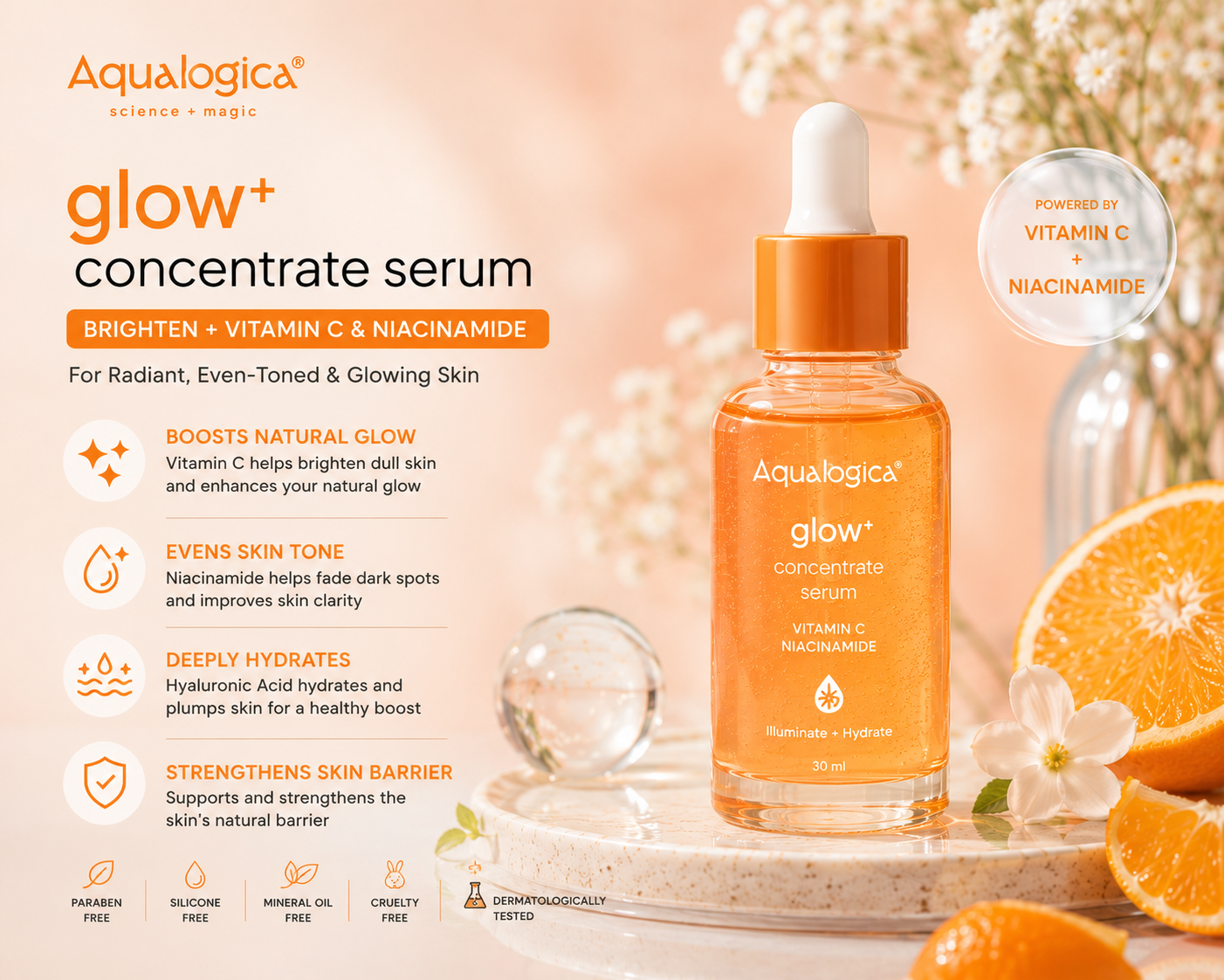 Aqualogica Glow+ Concentrate Serum