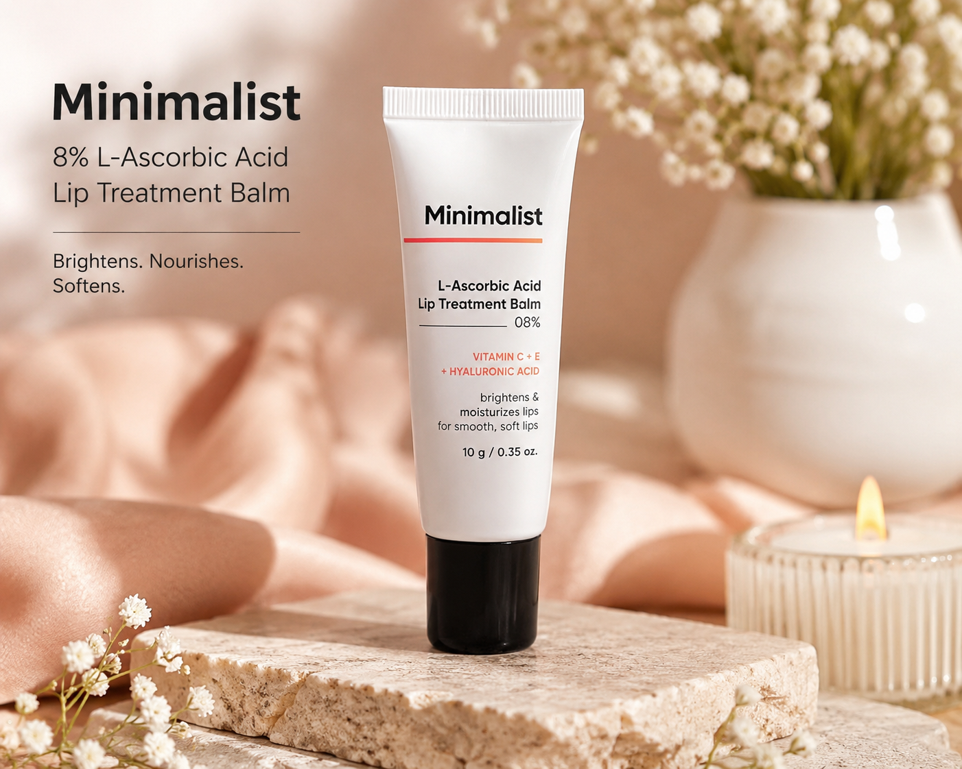 Minimalist 8% L-Ascorbic Acid Lip Treatment Balm