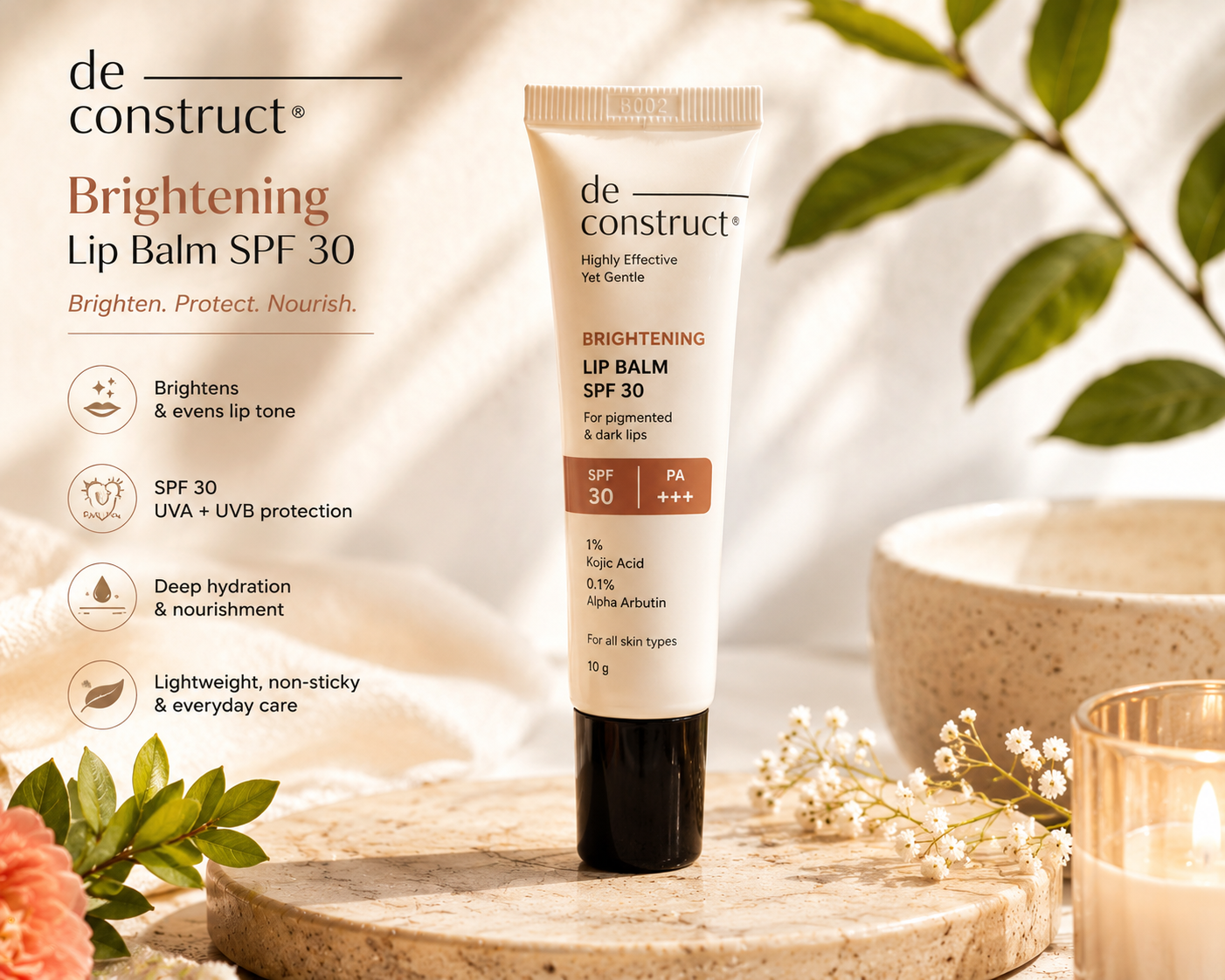 Deconstruct Brightening Lip Balm SPF 30