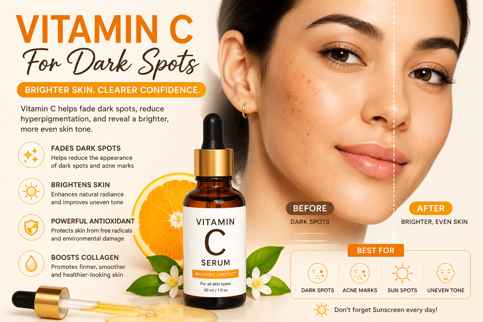 Vitamin C Dark Spots