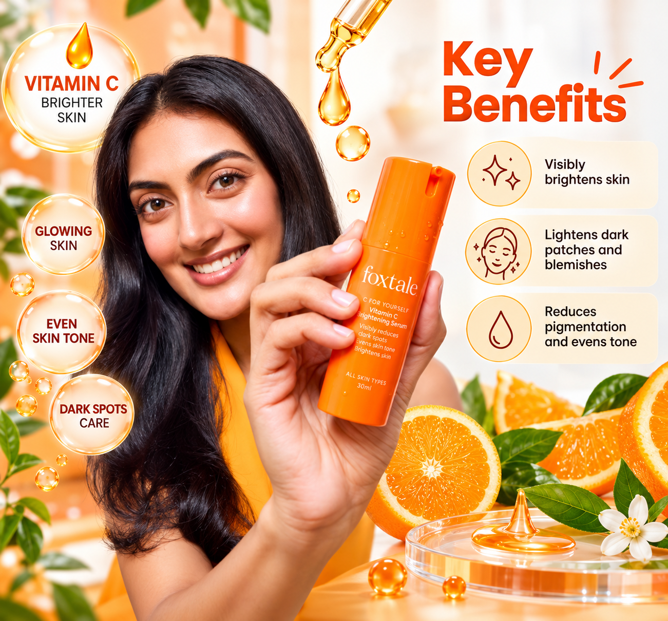Foxtale De-Tan & Brighten Serum