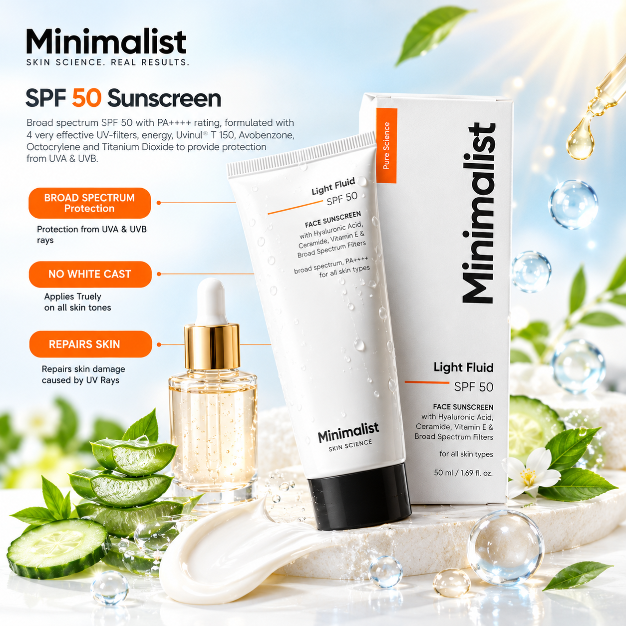 Minimalist Multi-Vitamin SPF 50 PA++++