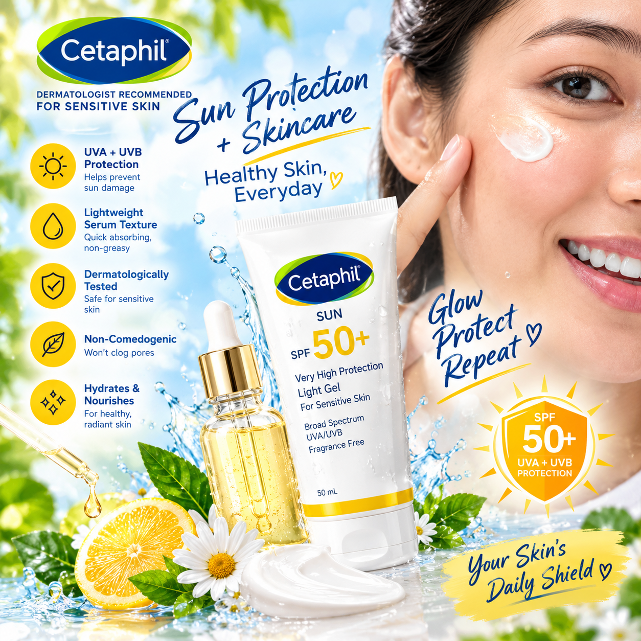 Cetaphil Sun SPF 50+ Light Gel