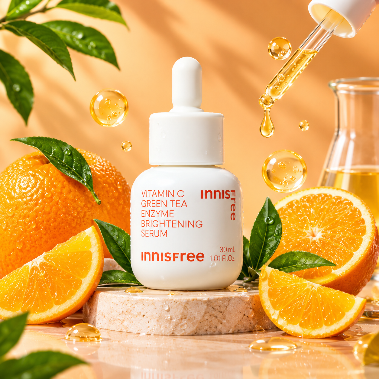 Innisfree Vitamin C Green Tea Enzyme Brightening Serum