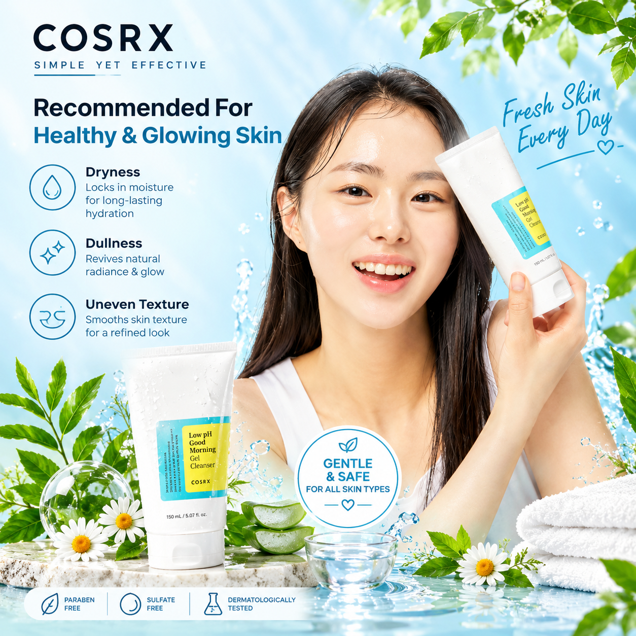 COSRX Low pH Good Morning Gel Cleanser