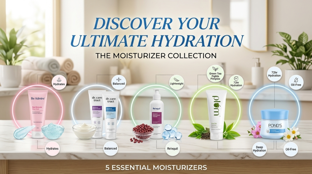 Best Moisturizers for Oily Skin in India (2026): Top 10 Picks