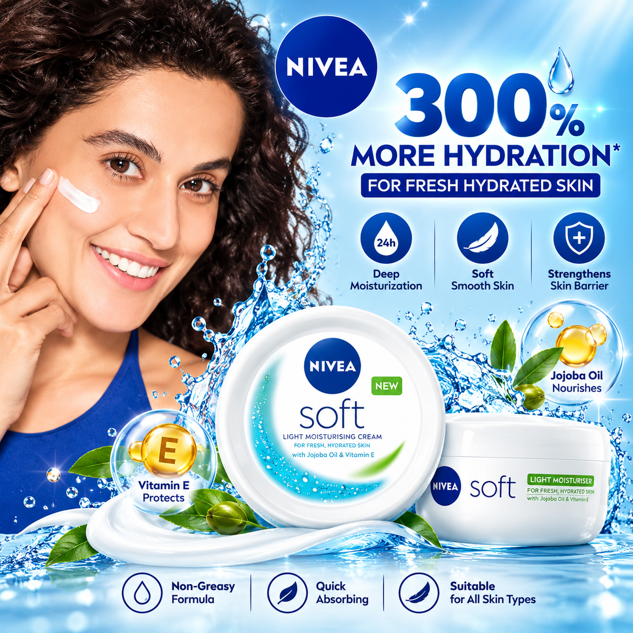 Nivea Soft Moisturizing Cream