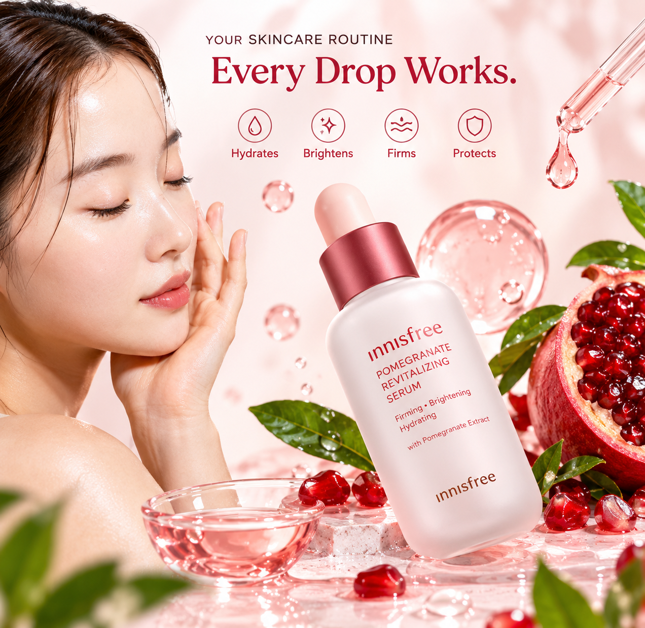 The Face Shop Collagen & Pomegranate Volume Lifting Serum