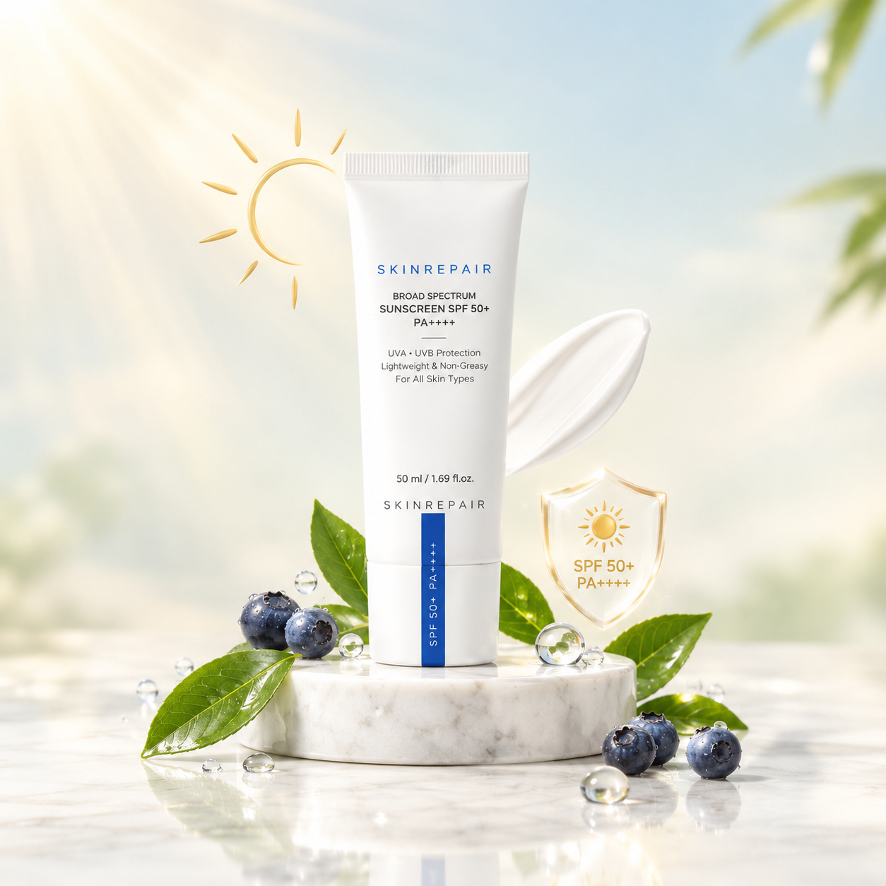 Innisfree Blueberry Rebalancing Watery Sun Cream SPF 45 PA+++