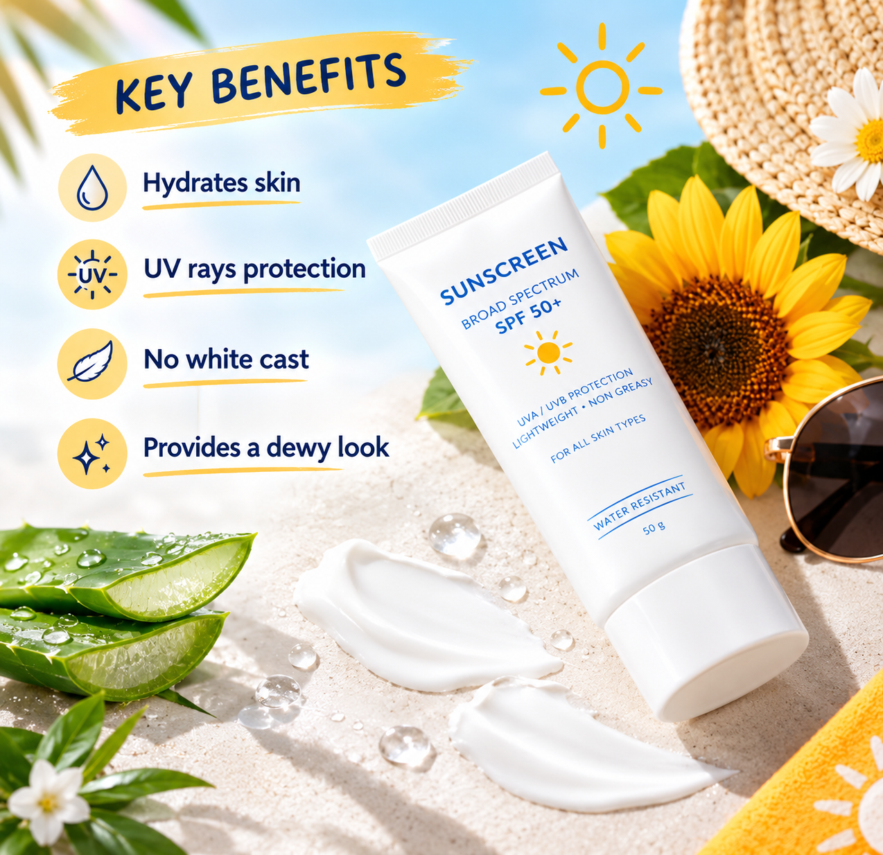 Innisfree Hyaluron Moist Sunscreen SPF 50+ PA++++